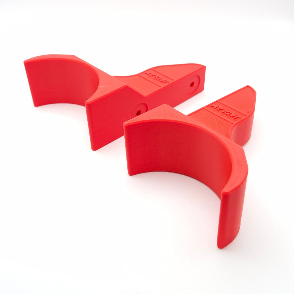 Jadlam 3D Printed RC Car Wall Mount Holder for Tamiya & Tyres Up 88mm - Red