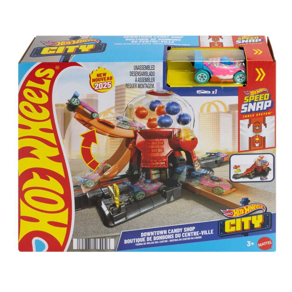 Hot Wheels City Downtown Candy Shop Age 3+ Mattel JBM62