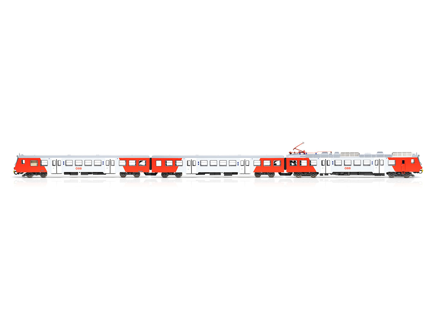 Jagerndorfer OBB CityShuttle Rh4020 3 Car EMU V (~AC-Sound) JC10962 HO Gauge