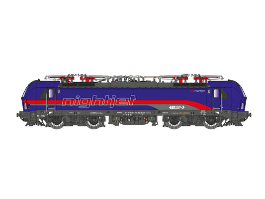 Jagerndorfer OBB Nightjet Rh1293 Electric Locomotive VI (~AC-Sound) JC17102