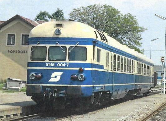 Jagerndorfer OBB Rh5145 6545 2 Car DMU IV (DCC-Sound) JC25202 HO Gauge