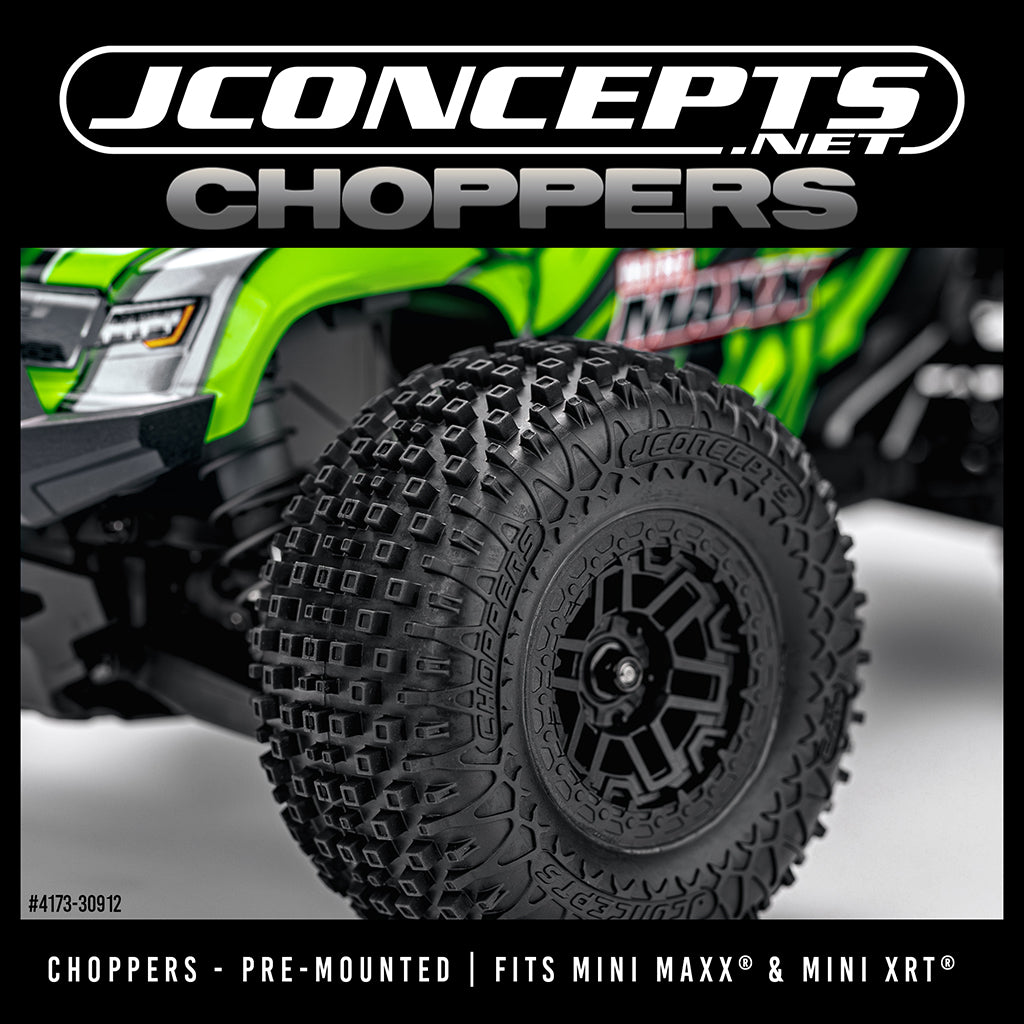 JConcepts Choppers Pre-Mounted Tyres on Shuttle Wheels Pair JC4173-30912