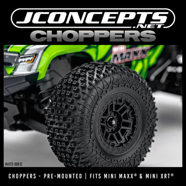 JConcepts Choppers Pre-Mounted Tyres on Shuttle Wheels Pair JC4173-30912