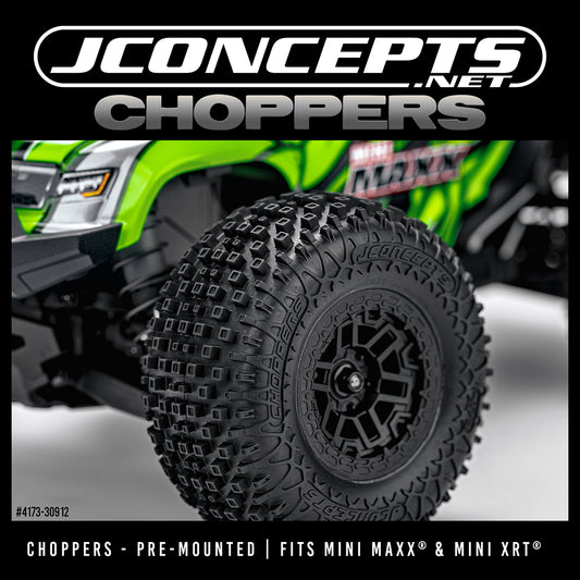 JConcepts Choppers Pre-Mounted Tyres on Shuttle Wheels Pair JC4173-30912