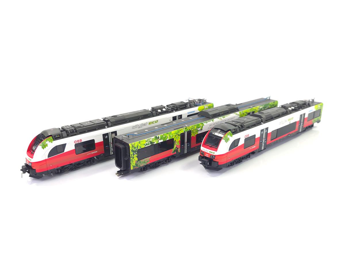 Jagerndorfer OBB Cityjet ECO Rh4746 049 3 Car EMU VI (DCC-Sound) JC47702 HO Gauge