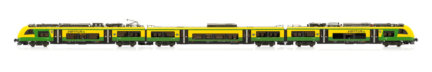 Jagerndorfer Gysev Ventus 3 Car EMU VI (DCC-Sound) JC48602 HO Gauge