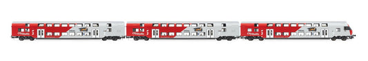 Jagerndorfer OBB CityShuttle Bi-Level Coach Set (3) IV JC60130 N Gauge