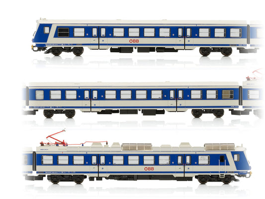 Jagerndorfer OBB Rh4020 3 Car EMU V (DCC-Sound) JC74202 N Gauge