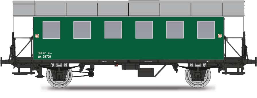 Jagerndorfer OBB BiH Coach Set (3) III JC77200 HO Gauge
