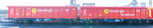 Jagerndorfer DB Scraptainer Bogie Flat Wagon Innofreight VI JC78700 HO Gauge