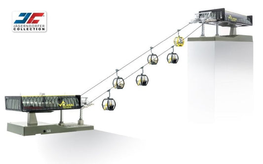 Jagerndorfer Cable Car D-Line Black Starter Set JC82492 HO Gauge