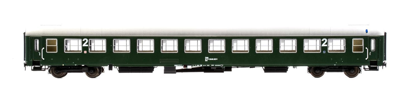 Jagerndorfer OBB UIC-X Coach Set (3) III JC90503 HO Gauge