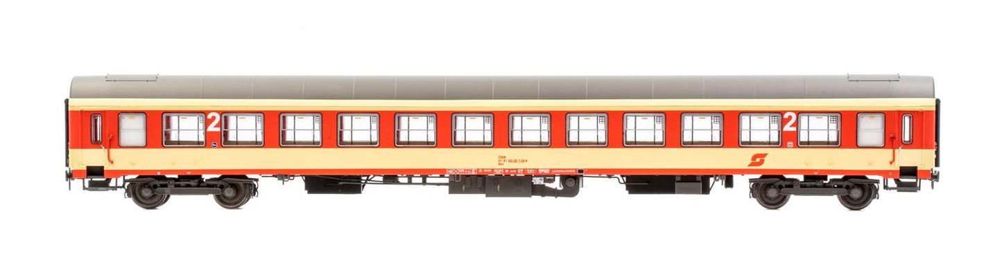 Jagerndorfer OBB UIC-X Coach Set (3) IV JC90505 HO Gauge