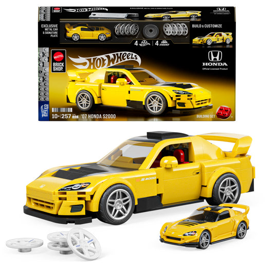 Mattel Brick Shop Hot Wheels Speed '07 Honda S2000 257pcs JFR88