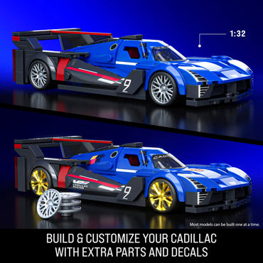 Mattel Brick Shop Hot Wheels Speed Cadillac Project GTP Hypercar 236pcs JFR89