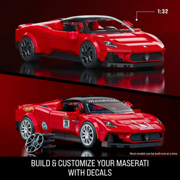 Mattel Brick Shop Hot Wheels Speed Maserati MC20 250pcs JFR90
