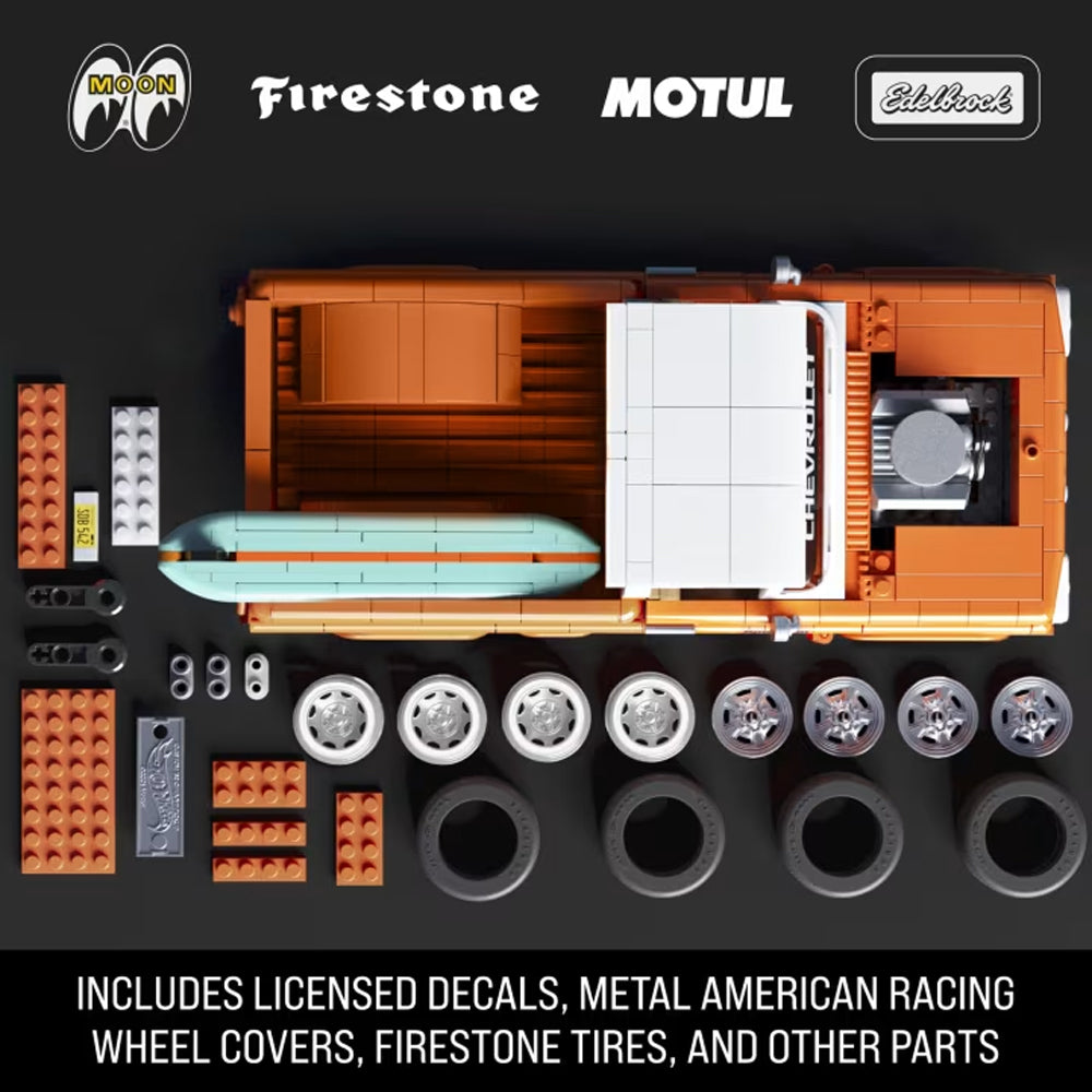 Mattel Brick Shop Hot Wheels Elite Custom '62 Chevy Pickup 858pcs