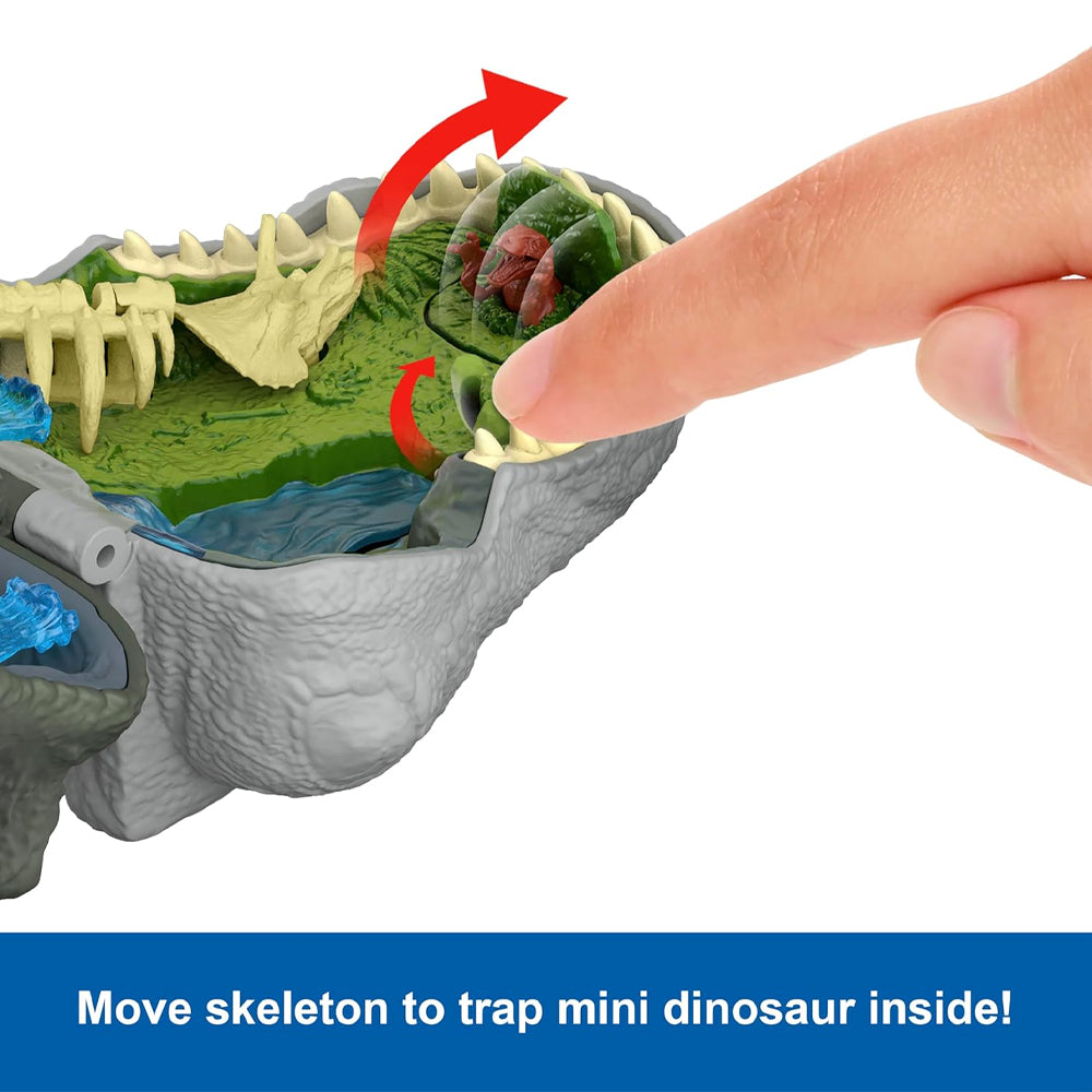 Jurassic World Rebirth: T.Rex Micro Adventures Compact Playset Mattel