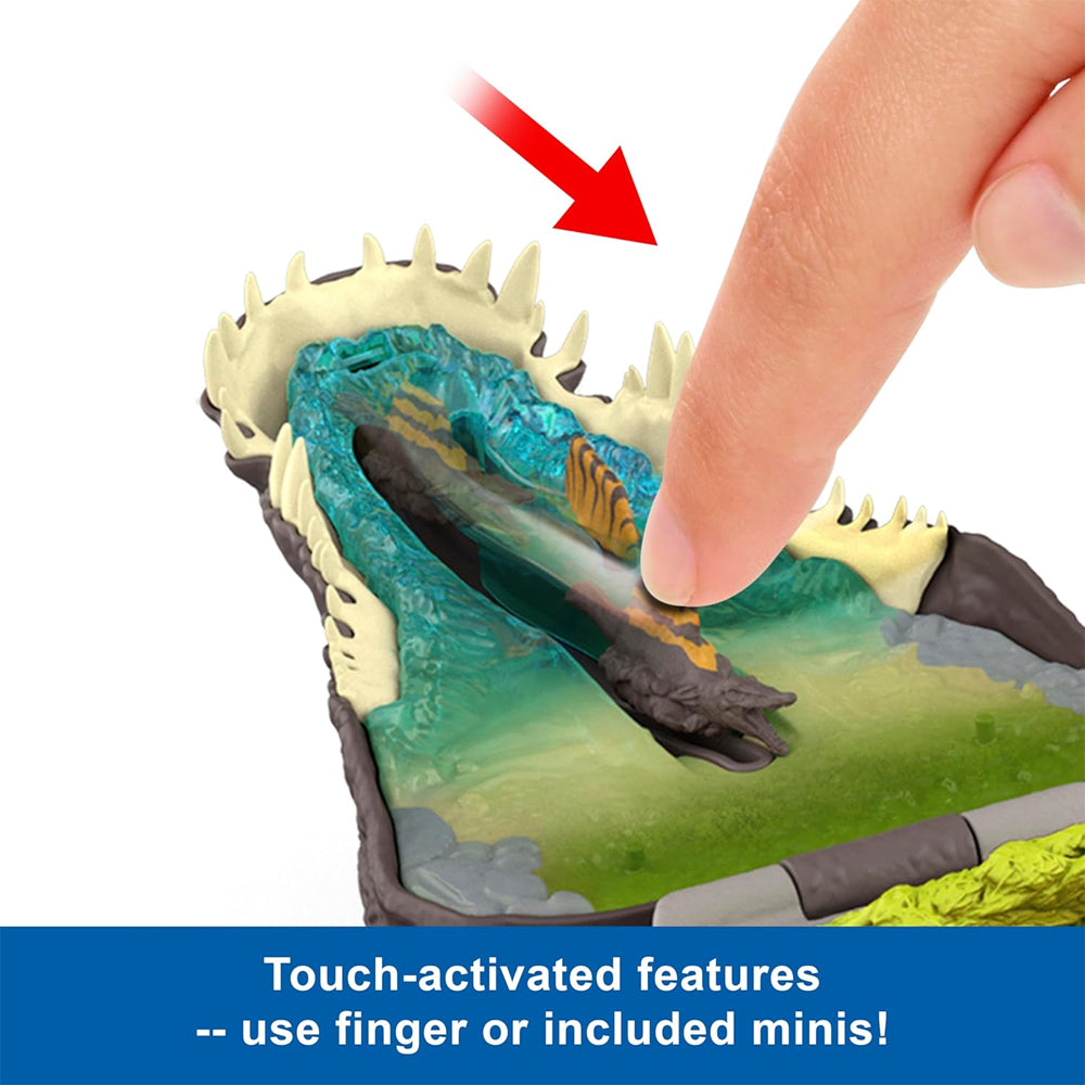Jurassic World Rebirth: Spinosaurus Micro Adventures Compact Playset Mattel
