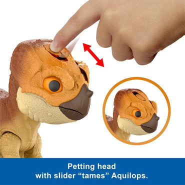 Jurassic World Rebirth: Aquilops 'Dolores' Interactive Dinosaur Toy Mattel JGC01