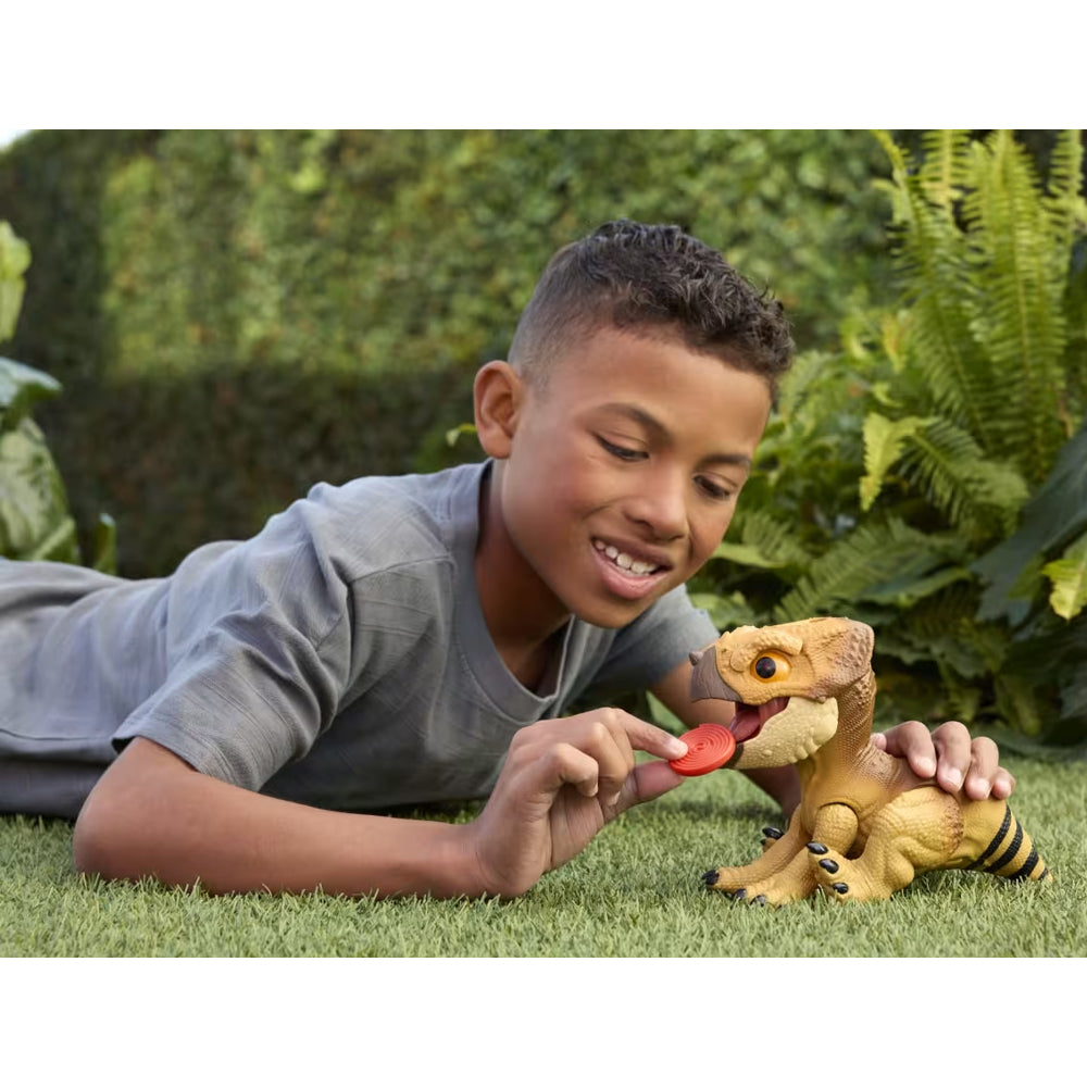 Jurassic World Rebirth: Aquilops 'Dolores' Interactive Dinosaur Toy Mattel JGC01