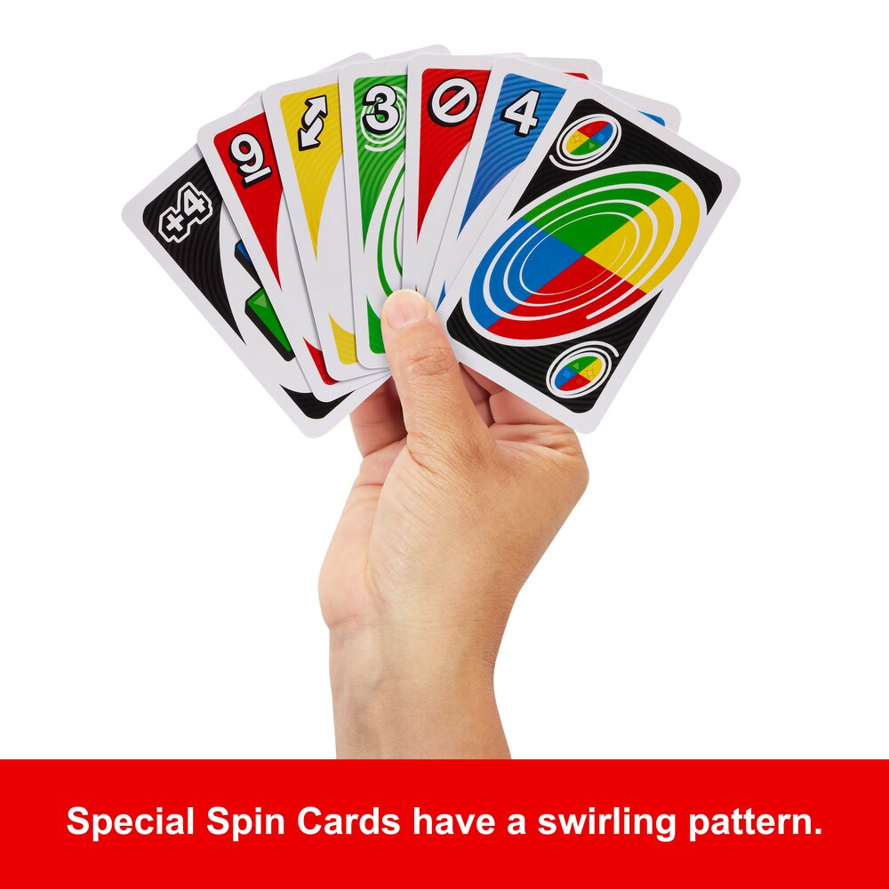 UNO Spin Card Game Mattel