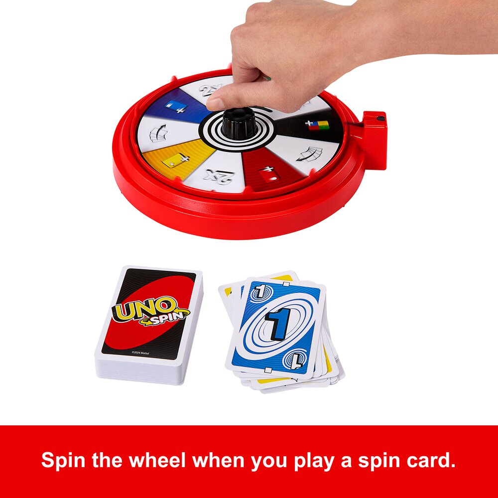 UNO Spin Card Game Mattel