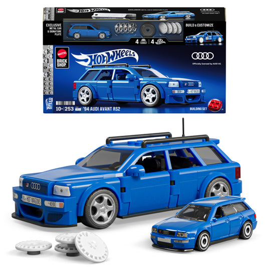 Mattel Brick Shop Hot Wheels Speed '94 Audi Avant RS2 253pcs JGR28
