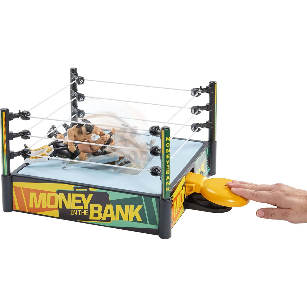 WWE Money in the Bank Cash-In Ring Playset for 6" Wrestling Figures Mattel JGR83