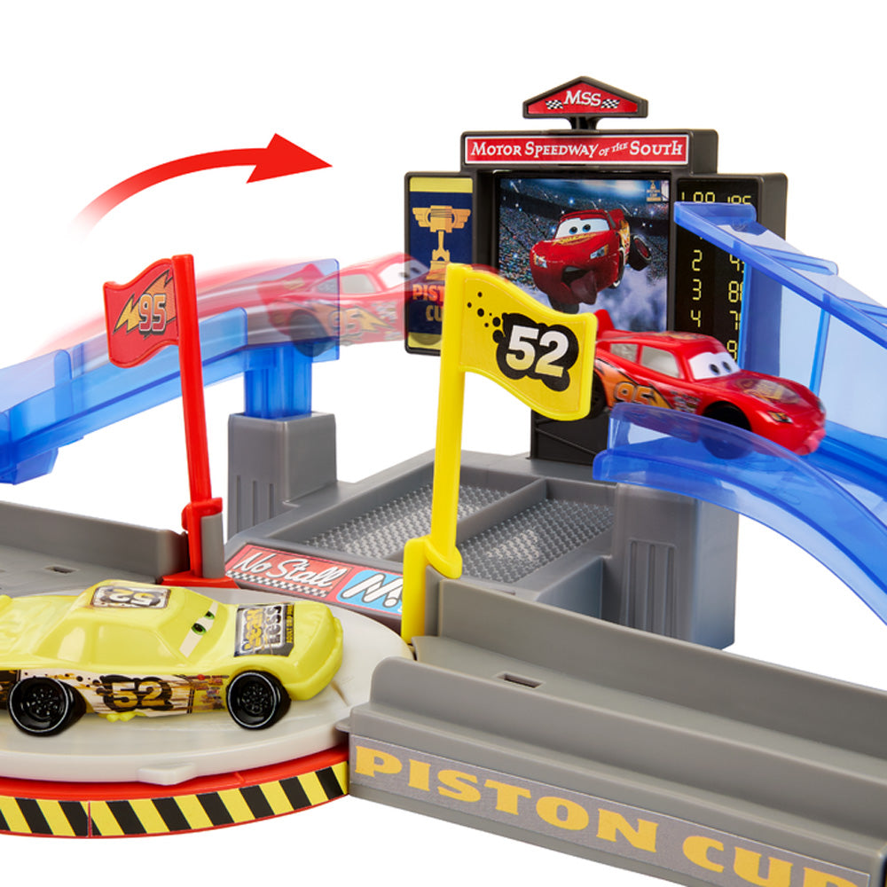 Disney Pixar Cars Piston Cup Stunting Speedway Playset Mattel Age 4+ JHL42