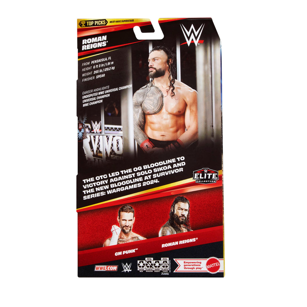 WWE Elite Collection: Top Picks - Roman Reigns 6" Figure Mattel JHV14