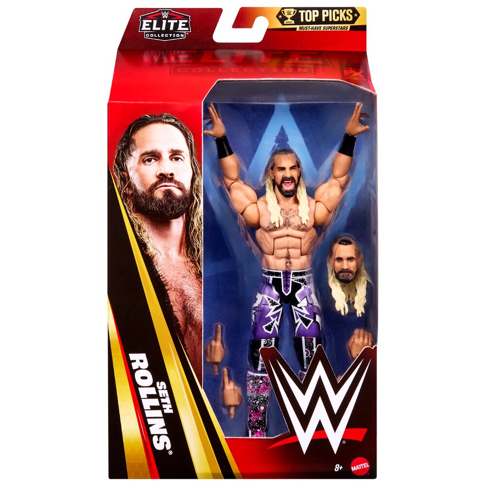 WWE Elite Collection: Top Picks Seth Rollins Action Figure 6"Figure Mattel JHV16