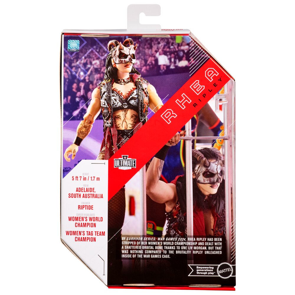 WWE Ultimate Edition: Rhea Ripley 6" Figure Mattel JHV96