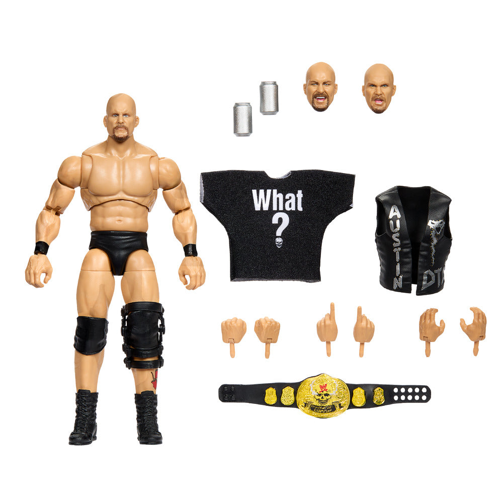 WWE Ultimate Edition: Stone Cold Steve Austin 6" Figure Age 8+ Mattel JHW02