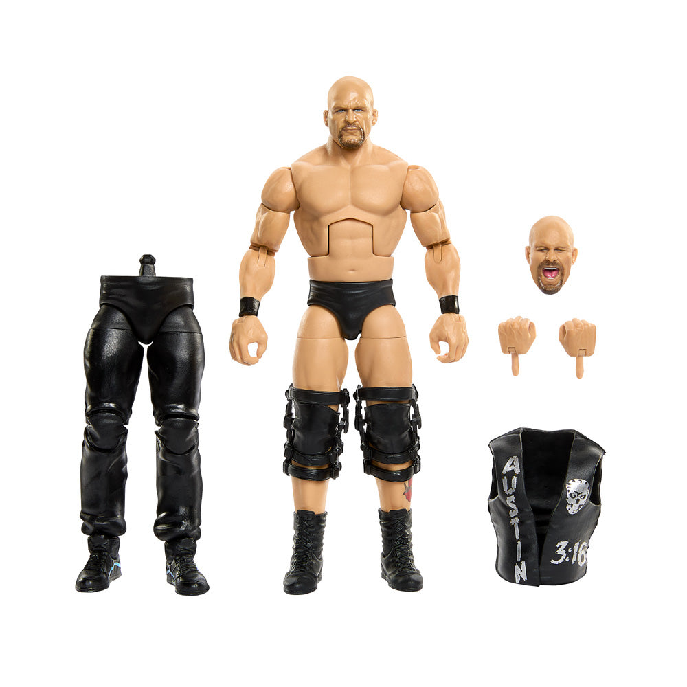 WWE Elite Collection Summer Slam: Steve Austin Wrestling Figure Mattel JHX79