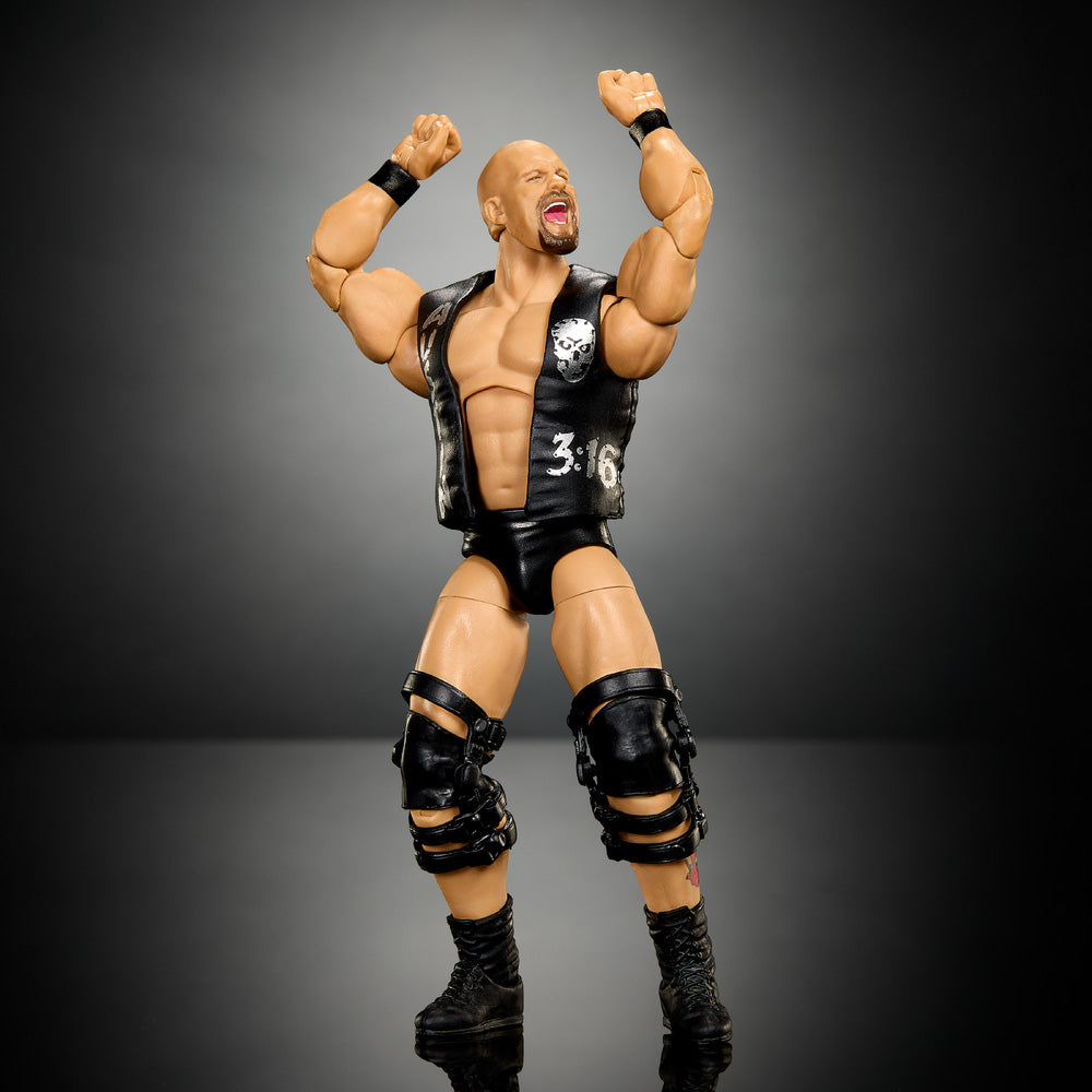 WWE Elite Collection Summer Slam: Steve Austin Wrestling Figure Mattel JHX79