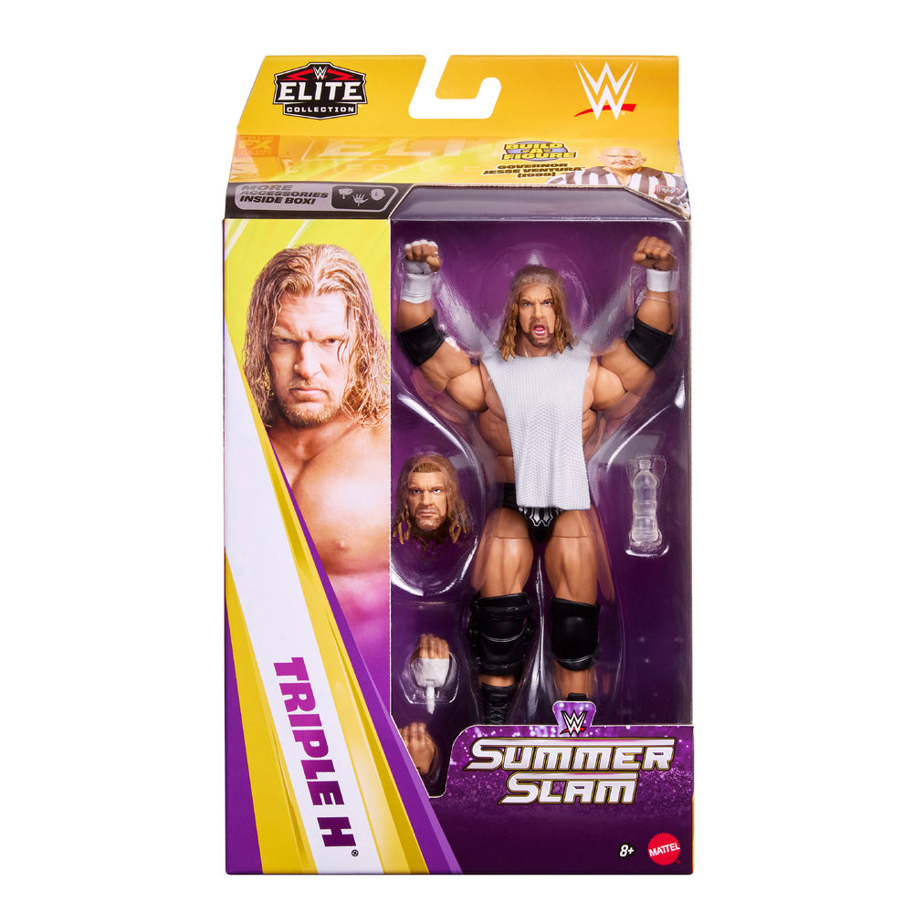 WWE Elite Collection Summer Slam: Triple H Wrestling Figure Mattel JHX80