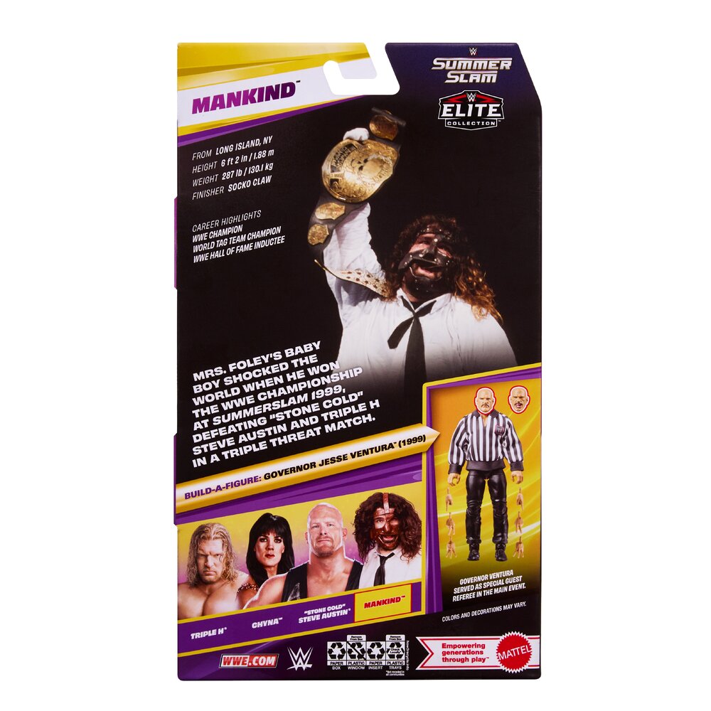 WWE Summer Slam: Mankind 6" Figure Mattel JHX81