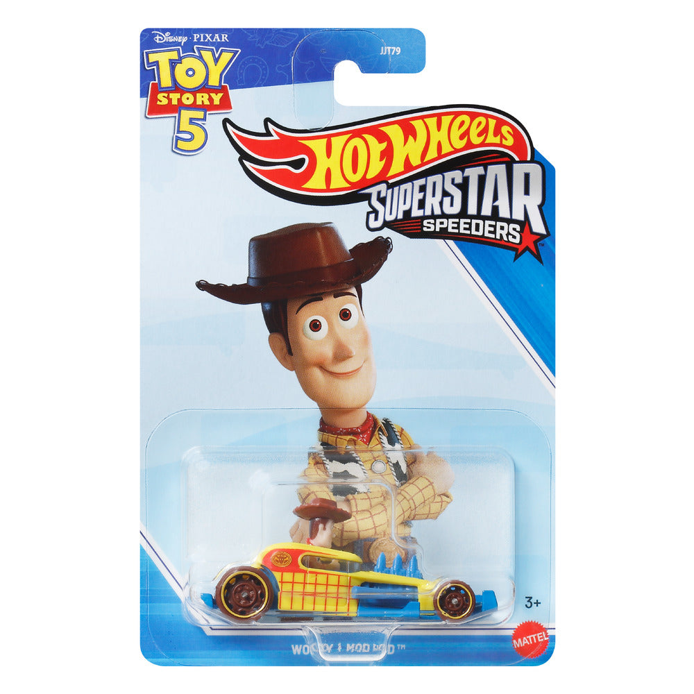 Hot Wheels Superstar Speeders: Toy Story 5 Woody Mod Rod JJV01