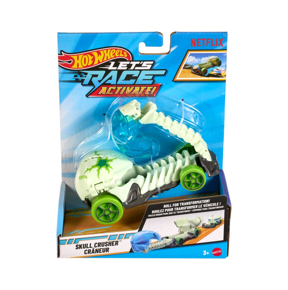 Hot Wheels Let's Race 2026 Skull Crusher 1:32 Vehicle Age 3+ Mattel JJX16