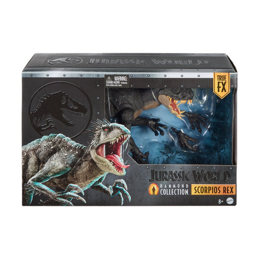 Jurassic World Hammond Collection Scorpios Rex Figure Age 8+ Mattel JKG97