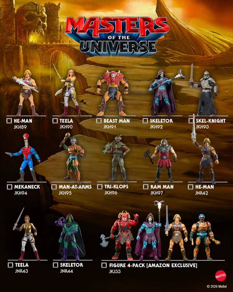 Masters of the Universe Core Figure: Teela Age 6+ Mattel JKH90