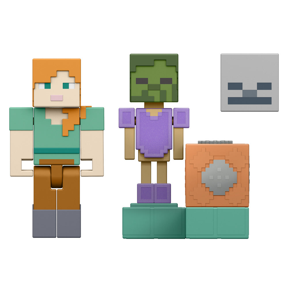 Minecraft Redstone Charged Armor Stand 3.25" Figure Set Age 6+ Mattel JKK04 - image 2