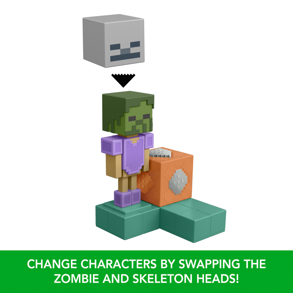 Minecraft Redstone Charged Armor Stand 3.25" Figure Set Age 6+ Mattel JKK04 - image 5
