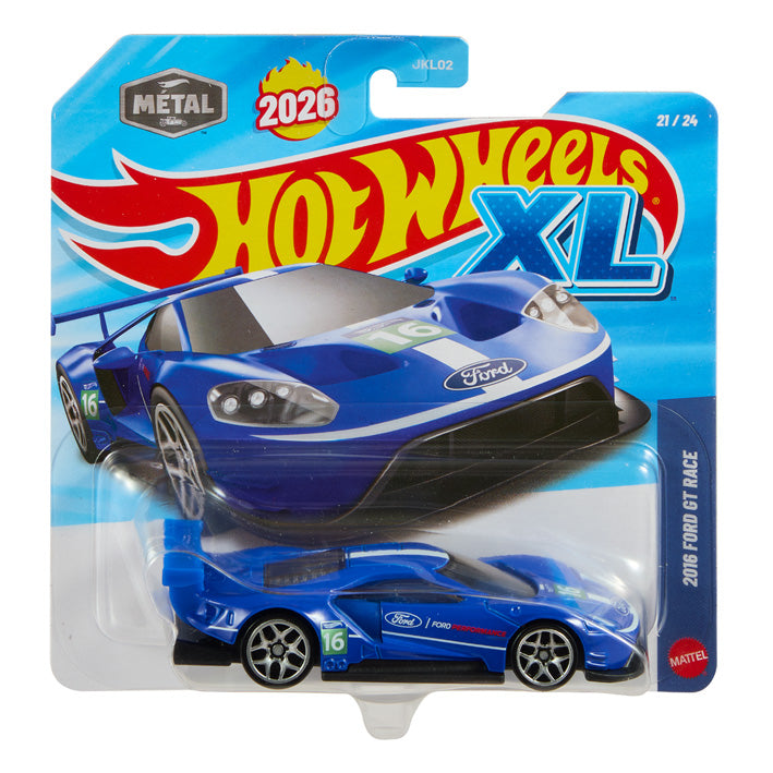 Hot Wheels XL 2016 Ford GT Race 1:43 Diecast Car JLJ48