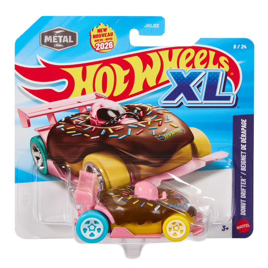 Hot Wheels XL: Donut Drifter 1:43 Diecast Car 6/24 JKL12