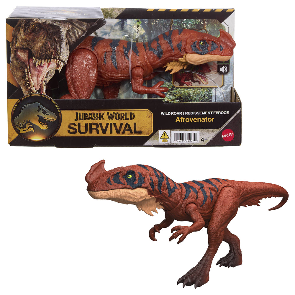 Jurassic World Wild Roar: Afrovenator Dinosaur Toy Mattel JKL76
