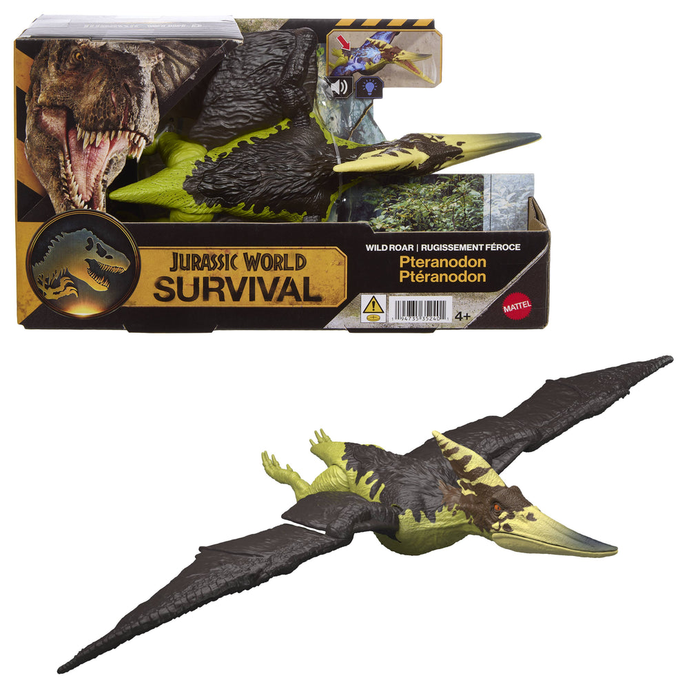 Jurassic World Wild Roar: Pteranodon Dinosaur Toy Mattel JKL78