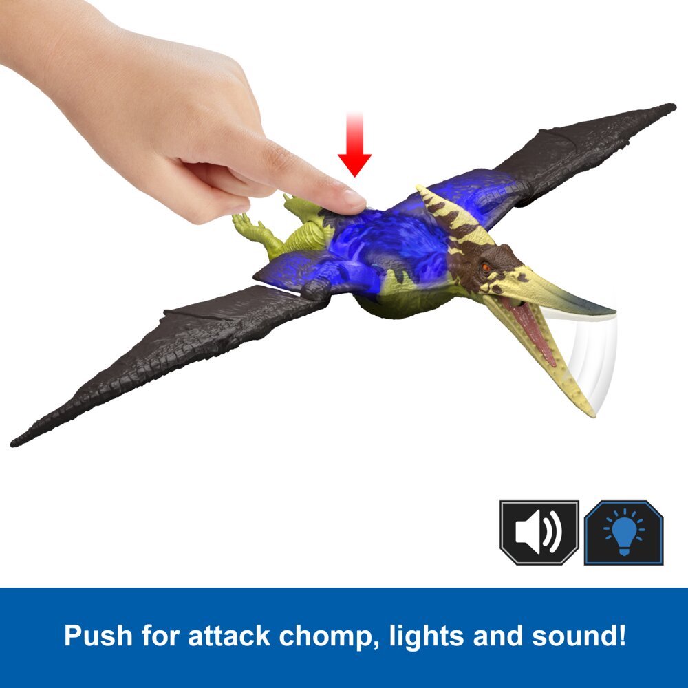 Jurassic World Wild Roar: Pteranodon Dinosaur Toy Mattel JKL78