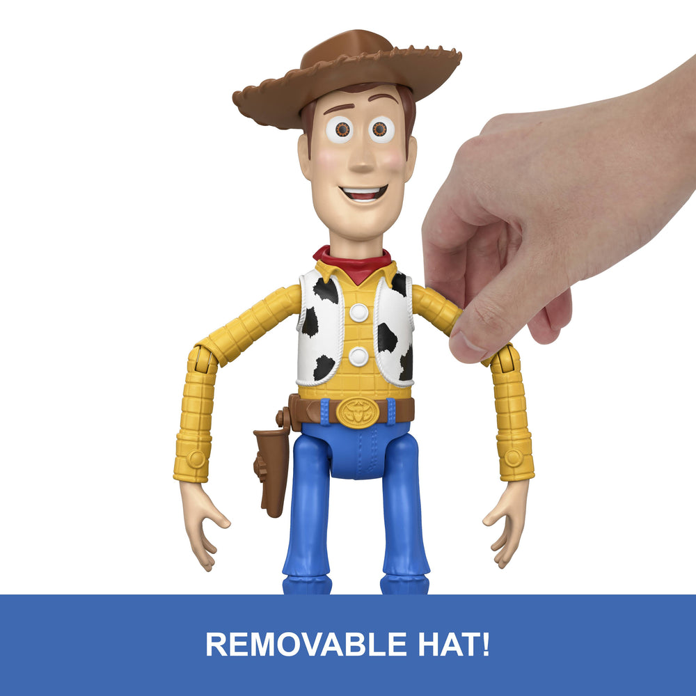 Disney Pixar Toy Story 5: Running Woody Figure Age 3+ Mattel JKL95